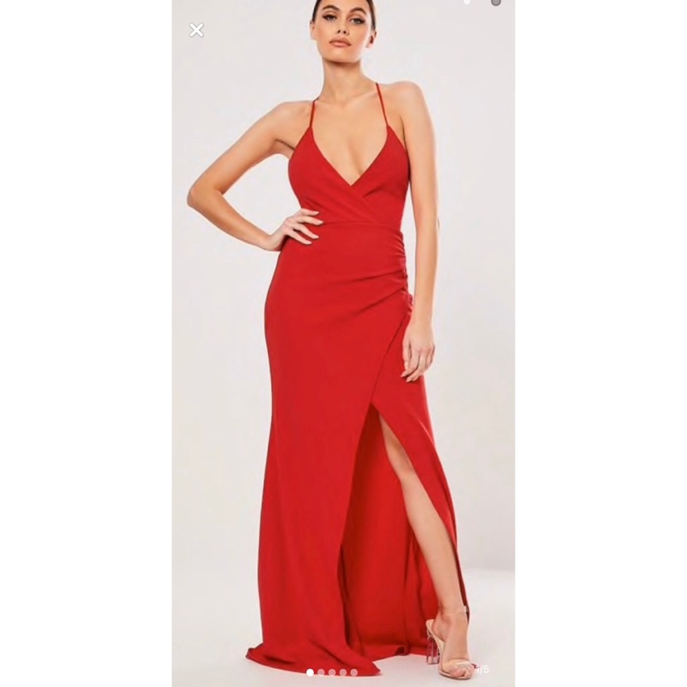 Fashion Nova Red Formal dress